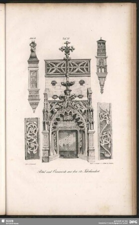 Portal und Ornamente aus den 14. Jahrhundert