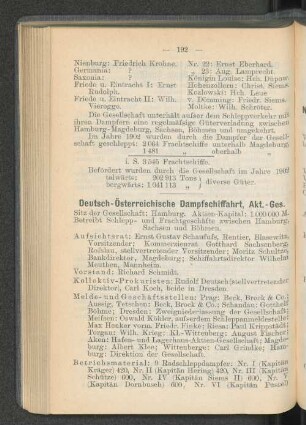 Deutsch-Österreichische Dampfschiffahrt, Akt.-Ges.