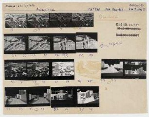 Modell: Leninplatz. Berlin, Friedrichshain, Leninplatz (Platz der Vereinten Nationen)/Leninallee (Landsberger Allee)
