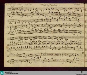 Symphonies - Don Mus.Ms. 1660 : C; Hob I:63 MurR deest