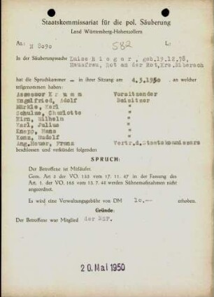 Rieger, Luise