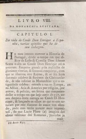 Collecção dos principoes auctores da Historia Portugueza, 1