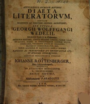 Diaeta Literatorum