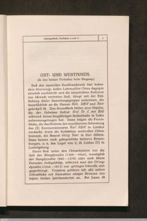 Ost- und Westasien