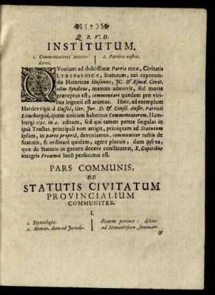 Institutum.