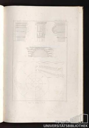 Liefg. VI. Pl. VIII. Tempel des Erechteus. Pl. V. [Plan und nöthige Durchschnitte vom Capitäl.]