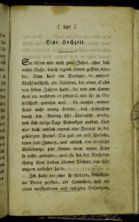 Eine Hochzeit.
