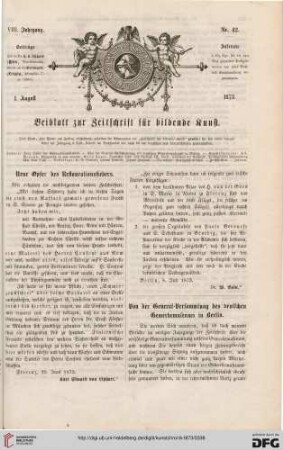 Von der General-Versammlung des deutschen Gewerbemuseums in Berlin
