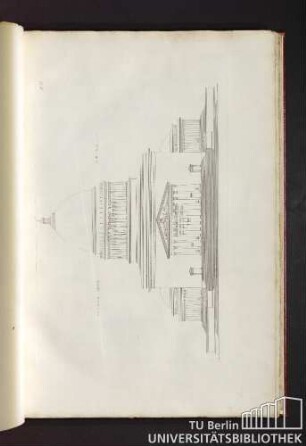 Pl. 6. Elevation de la cathedrale de Mr Moite.