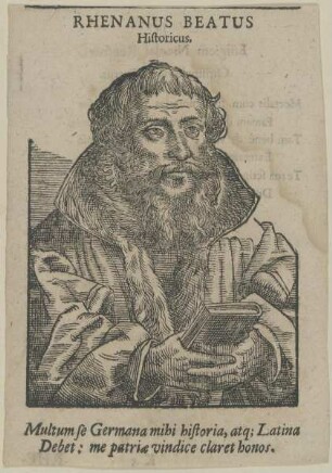 Bildnis des Beatus Rhenanus?