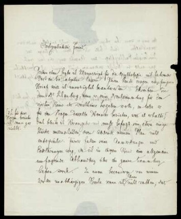 Brief von Jacob Grimm an Dieterichsche Buchhandlung, Göttingen