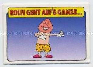 Leporello mit Comics zur AIDS-Aufklärung