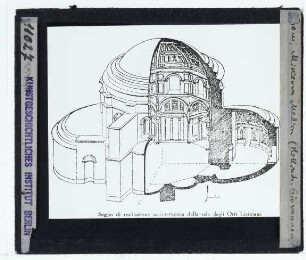 Rom, Tempel Minerva Medica : Rekonstruktion, Isometrie