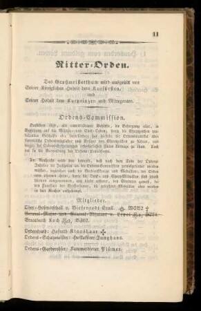 Ritter=Orden.