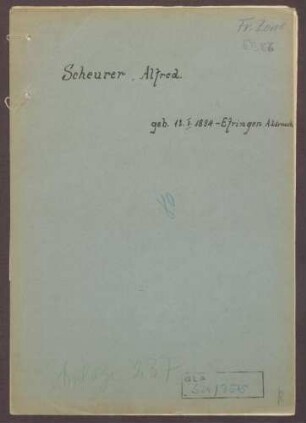 Scheurer, Alfred