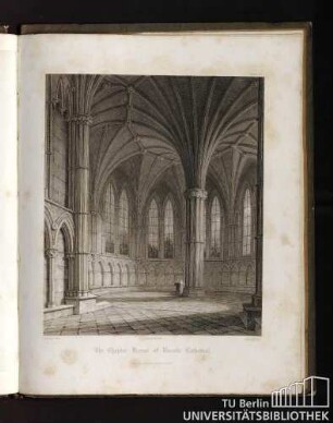 Plate XI. The chapter-house of Lincoln Cathedral.