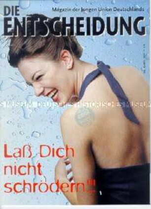 Magazin der Jungen Union Deutschlands zur Bundestagswahl 1998