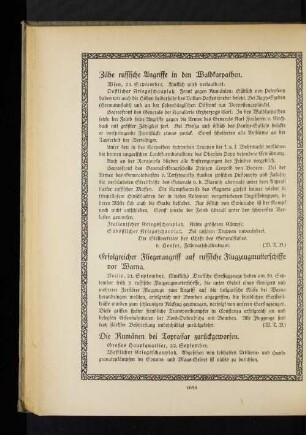 Die Rumänen bei Topraisar zurückgeworfen.