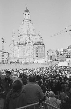 Dresden. Einweihung Frauenkirche am 30.10.2005
