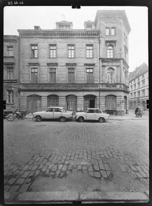 Görlitz-Altstadt. Bäckerstraße 5. Wohnhaus (um 1870). Straßenfront