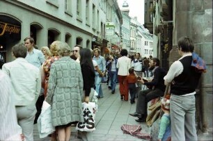 Freiburg: Fußgängerverkehr in der Rathausgasse