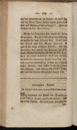 Zwanzigstes Kapitel. In seiner Art das letzte Schulexamen.