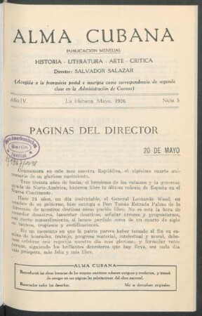 Páginas del Director