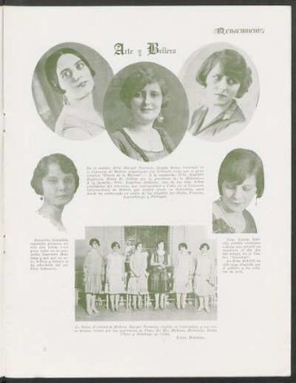 Arte y belleza - [La Reina Nacional de Belleza] : Fotos. Buendia.