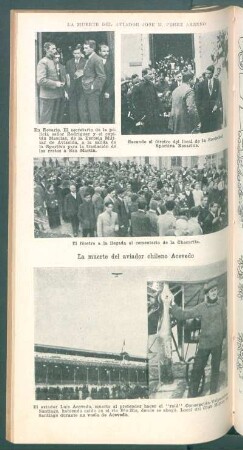 La muerte del aviador chileno Acevedo - [Fotografía]