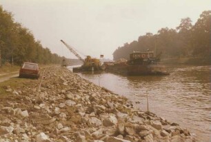Umbauarbeiten am Mittellandkanal