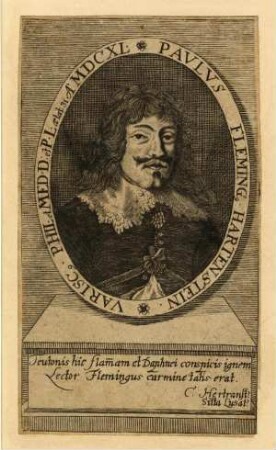 Bildnis von Paul Fleming (1609-1640)