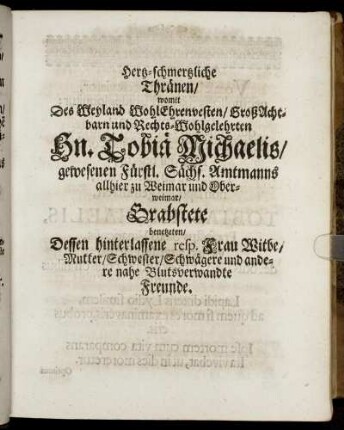 Hertz-schmertzliche Thränen [...]