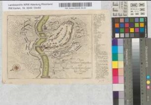 Pirna (Sachsen), Sächsisches und preußisches Lager: Plan von dem Sächsischen und Preussischen Lager bey Pirna 1756.