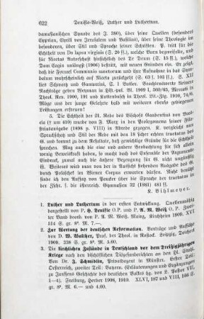 622-626 [Rezension] Denifle, Heinrich,
