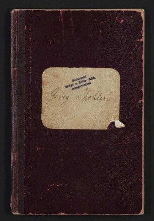 Georg Adolf Hermann Bohlen - Deutsches Reich Seefahrtsbuch Nr. 2373