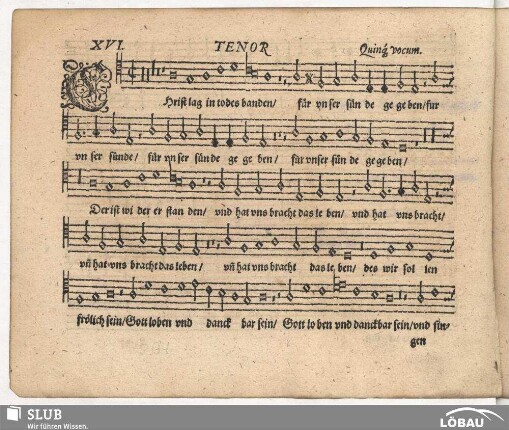 XVI. Christ lag in todes banden