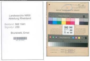 Entnazifizierung Ernst Brunsveld , geb. 16.09.1911 (Ingenieur)