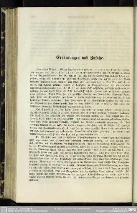 Ergänzungen und Zusätze