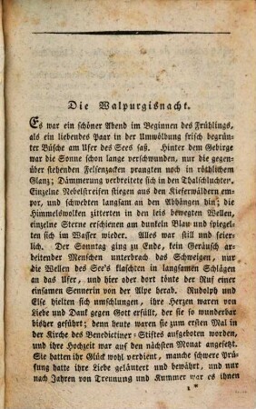 Schriften, 46. Die Walpurgisnacht