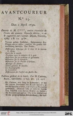 No. 25 No. 32 (1. April - 16. April)
