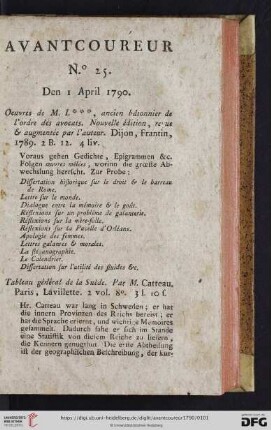 No. 25 No. 32 (1. April - 16. April)