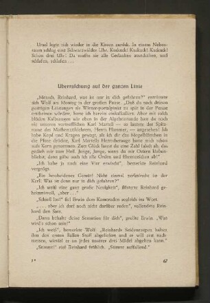 Überraschung auf der ganzen Linie