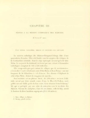 Chapitre III [II]. Séjour a la mission catholique des Bahnars