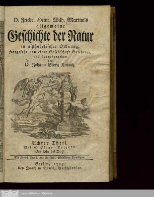 Theil 8, [Abtheilung 1/2]: Von Bla bis Bog : Mit 66 Oktav-Kupfern