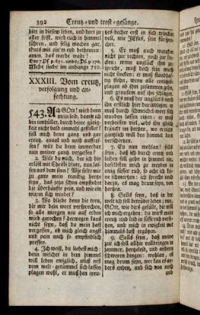 392-491, XXXIII. Vom Creutz, Verfolgung u. Anfechtung
