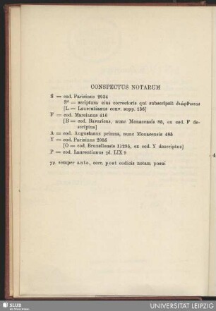 Conspectus notarum
