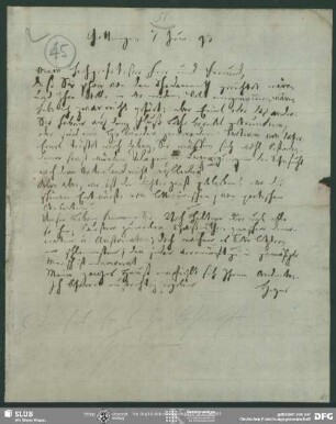 Eigenh. Brief von Christian Gottlob Heyne an August Wilhelm von Schlegel, Göttingen, 07.06.1793