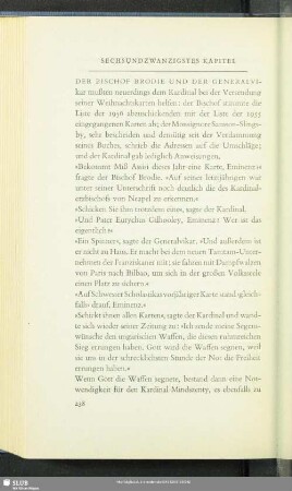 Sechsundzwanzigstes Kapitel