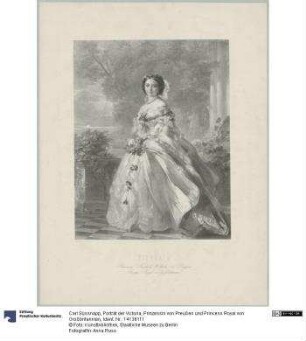 Porträt der Victoria, Prinzessin von Preußen und Princess Royal von Großbritannien