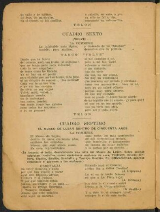 Cuadro septimo : El museo de Lujan dentro de cincuenta años
